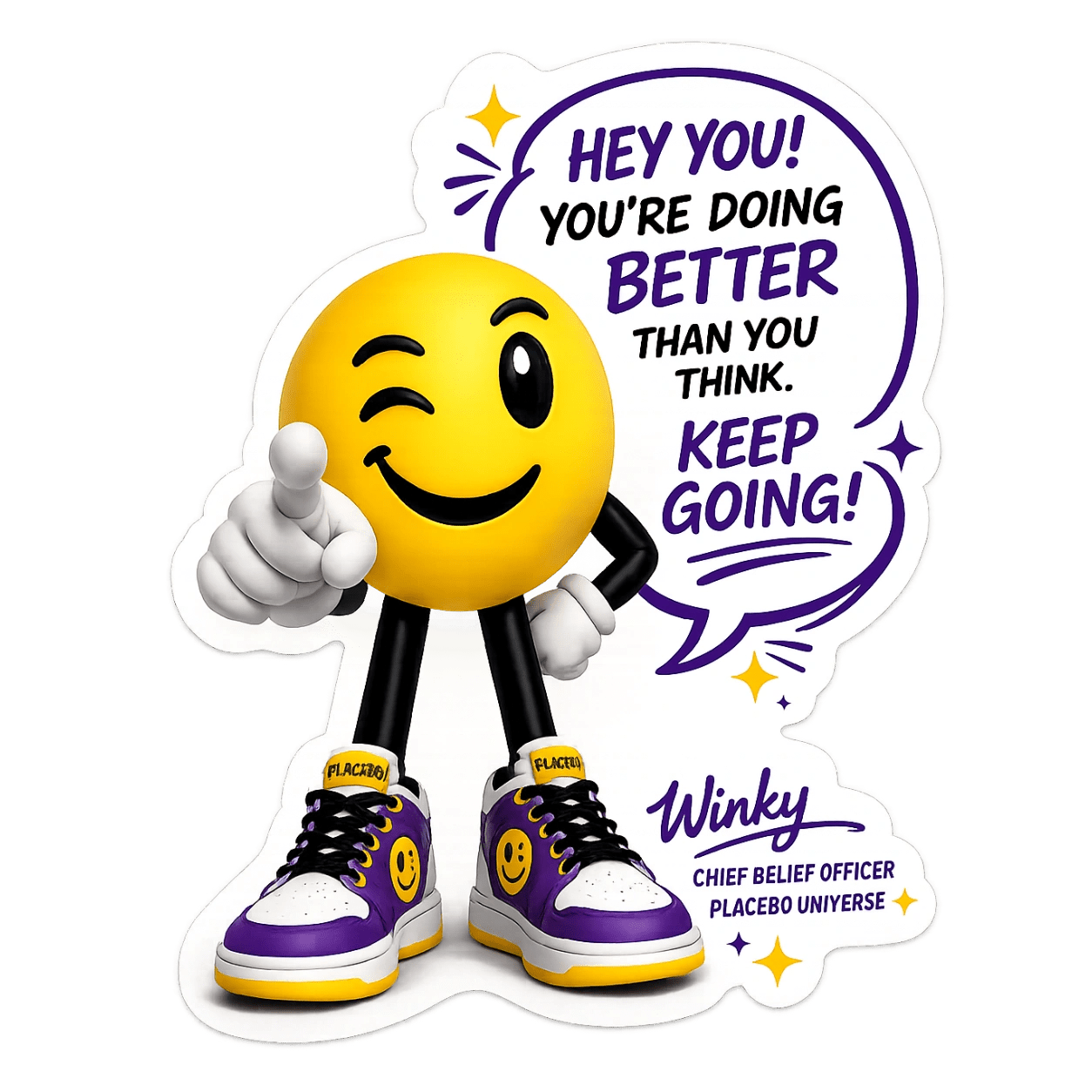 WINKY Future You Magnet - Placebo Universe